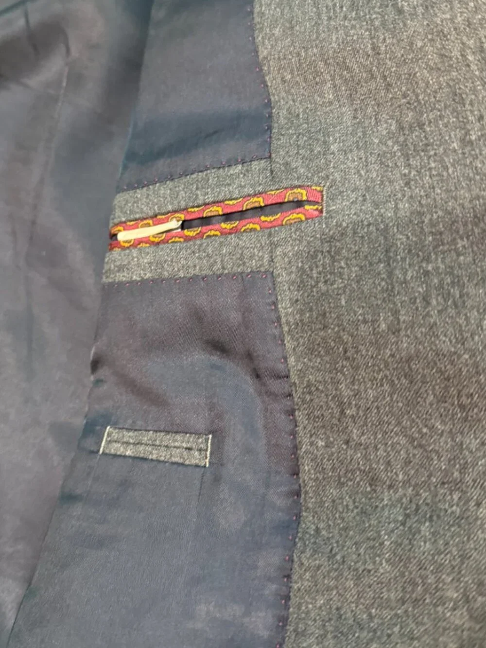 J Crew Ludlow Jacket Blazer Mens 40 Regular Italian Wool Dark Gray 3 Button EUC